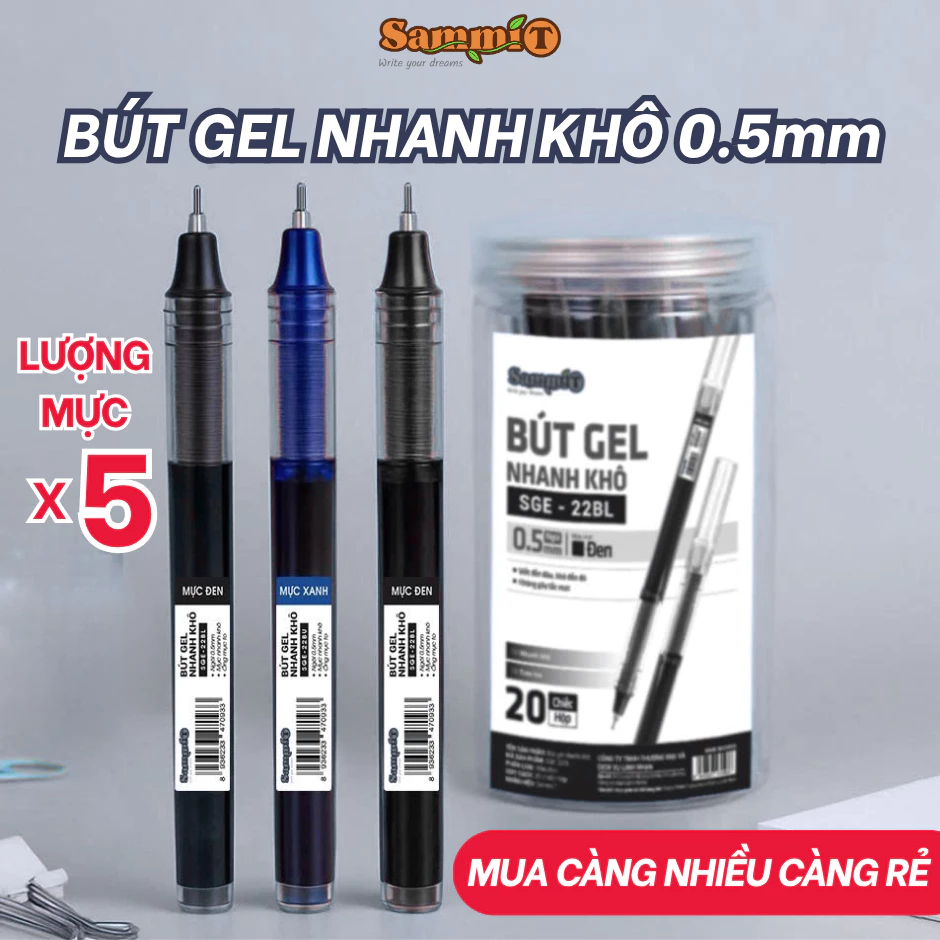 BÚT GEL SGE-22 (CÂY)