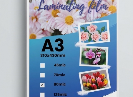 ÉP PLASTIC A3 ĐL80 MIC (Không hộp-Xấp)